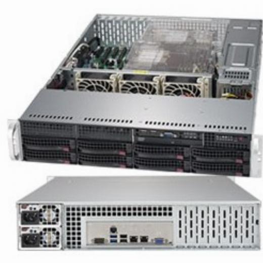 Barebone Server 2 U Dual 3647 8 Hot-swap 3.5 1000W Redundant Titanium, 6029P-TRT