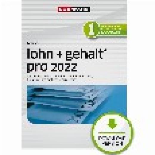 Lexware Lohn+Gehalt pro 2022 - 3 Device, 1 Year - ESD-Download ESD