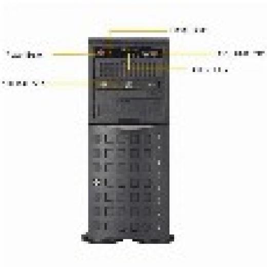 Barebone Server 4 U/Tower Dual 3647 8 Hot-swap 3.5 1280W Redundant Platinum SuperServer 7049P-TRT