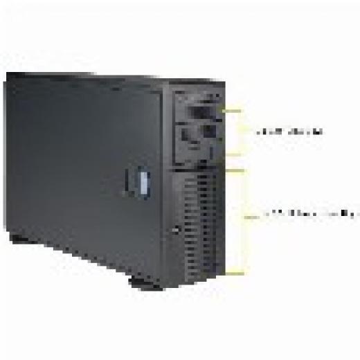 Barebone Server 4 U/Tower Dual 3647 8 Hot-swap 3.5 1200W Redundant Platinum SuperWorkstation 7049A-T