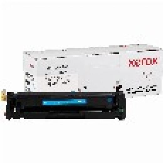 TON Xerox Cyan Toner Cartridge equivalent to HP 410A for use in Color LaserJet Pro M452 MFP M377, M477 Canon imageCLASS LBP654, MF731 (CF411A)