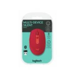 Logitech M590 Silent Bluetooth Optisch red