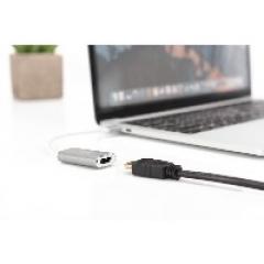 KAB Adapter USB-C > HDMI (ST-BU) 4K 30Hz Digitus White Silver