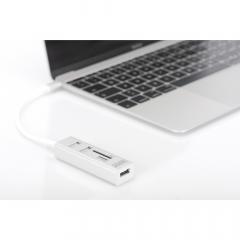 KAB USB C > Multi Adapter (3x USB 2.0; Micro SD; SD) Digitus