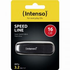 STICK 16GB USB 3.0 Intenso Speed Line Black