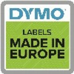 Dymo LabelWriter - D1 Etiketten Selbstklebend - 12 mm x 7 m - Schwarz auf Gelb - (S0720580)