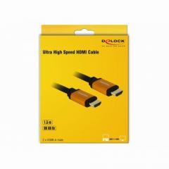 HDMI (ST-ST) DeLOCK 1,5m 3D Ethernet 8K 60Hz Black