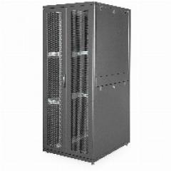 Serverschrank 19 42HE Digitus 1970x800x1000 mm, Farbe black (RAL 9005), perforierte Tür