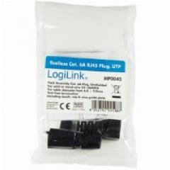 Feldkonfektionierbarer RJ45 Steckverbinder Cat.6A 10GE, ungeschirmt, EconLine LogiLink