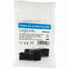 Feldkonfektionierbarer RJ45 Steckverbinder Cat.6A 10GE, ungeschirmt, EconLine LogiLink