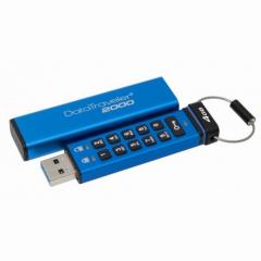 STICK 4GB USB 3.1 Kingston DataTraveler 2000 verschlüsselt Blue