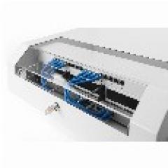NWS Wandschrank 19 Slim Line 3HE rotierbar, 2HE fix, 145x500x475 mm, Farbe Grau (RAL 7035)