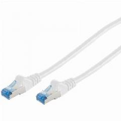 Patchkabel CAT6a RJ45 S/FTP 0,25m White