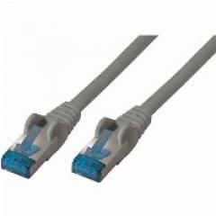 Patchkabel CAT6a RJ45 S/FTP 0,5m Grey