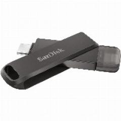 STICK 128GB USB 3.0 SanDisk iXpand Luxe Duo USB-C / Apple Lightning black