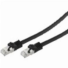 Patchk.CAT7/6a S/FTP 5m black RJ45 Halogenfrei (LSZH)