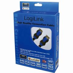 HDMI (ST-ST) LogiLink 1m 3D Ethernet Box Black