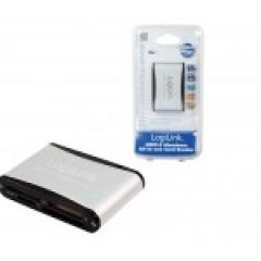 CardReader USB LogiLink 56/1+HC black/silver