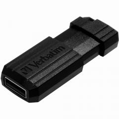STICK 16GB USB 2.0 Verbatim StorenGo PinStripe Black