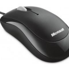 Microsoft Kabel Basic Optical Mouse black