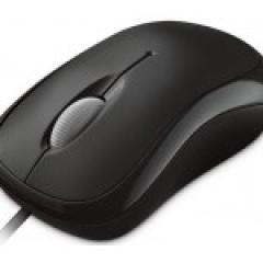 Microsoft Kabel Basic Optical Mouse black