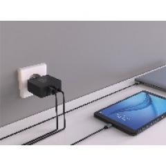 Ladegerät Green Cell Charger USB-C Power Delivery USB3.0 Quick Charge 30W Black