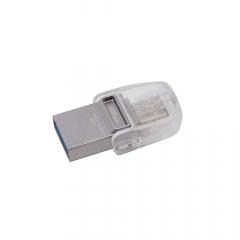 STICK 32GB USB 3.1 Kingston DataTraveler microDuo 3C Type-A/Type-C for Apple Silver