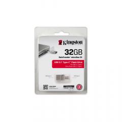 STICK 32GB USB 3.1 Kingston DataTraveler microDuo 3C Type-A/Type-C for Apple Silver