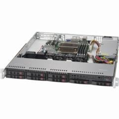 Barebone Server 1 U Single 1151 8 Hot-swap 2.5 340W SuperServer 1019S-MC0T