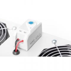 NWSZ Dachlüftereinheit Digitus für Wandgehäuse, SOHO Wandgeh. und unmontierte Schränke, Thermostat, Farbe Grau (RAL 7035)
