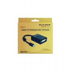 Adapter mini DisplayPort > DVI (ST-BU) DeLOCK Black