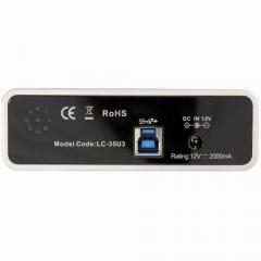 8cm SATA USB3 LC-Power black