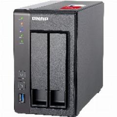 2-Bay QNAP TS-251+-2G Intel Celeron 2.0GHz Quad Core (up to 2.42GHz) Adapter