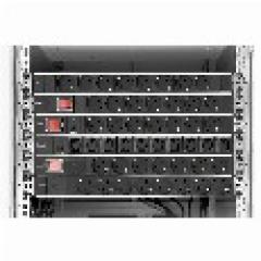 NWSZ Steckdosenleiste Aluminium PDU 1U Digitus 16A Plug, 250VAC 50/60Hz, 7-fach, mit Schalter, Überspannungsschutz