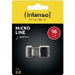 STICK 16GB USB 2.0 Intenso Micro Line Black