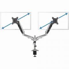 Tischhalterung für 2 Monitore bis 69cm 27 8KG Digitus DA-90353