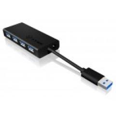 4Port SuperSpeed passiv ICY BOX Black
