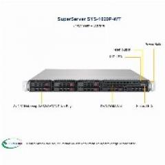 Barebone Server 1U Dual 3647 8 Hot-swap 2.5 600W Platinum SuperServer 1029P-WT