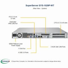 Barebone Server 1U Dual 3647 8 Hot-swap 2.5 600W Platinum SuperServer 1029P-WT