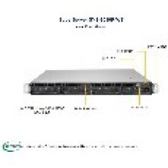 Barebone Server 1U Dual 3647 4Hot-swap 3,5 600W Platinum SuperServer 6019-WT