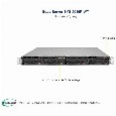 Barebone Server 1 U Single 3647 4 Hot-swap 3.5 600W Platinum SuperServer 5019P-WT