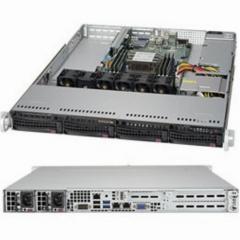 Barebone Server 1 U Single 3647 4 Hot-swap 3.5 600W Platinum SuperServer 5019P-WT