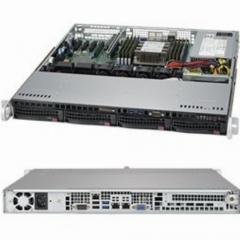 Barebone Server 1 U Single 3647 4 Hot-swap 3.5 350W Platinum SuperServer 5019P-MT