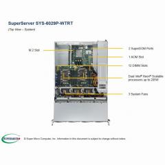 Barebone Server 2 U Dual 3647 12 Hot-swap 3.5 1200W Redundant Titanium SuperServer 6029P-WTRT