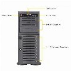 Barebone Server 4 U/Tower Dual 3647 8 Hot-swap 3.5 1200W Redundant Platinum SuperWorkstation 7049A-T