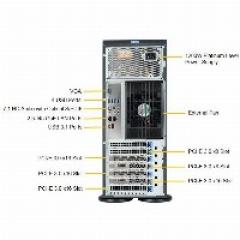 Barebone Server 4 U/Tower Dual 3647 8 Hot-swap 3.5 1200W Redundant Platinum SuperWorkstation 7049A-T