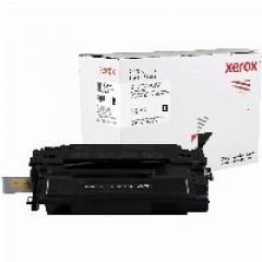 TON Xerox Black Toner Cartridge equivalent to HP 55A for use in LaserJet Enterprise P3011, P3015 Flow MFP M525, MFP M521 (CE255A)