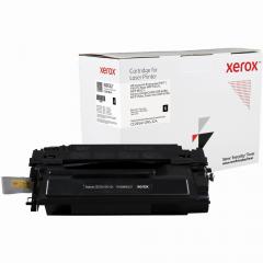 TON Xerox Black Toner Cartridge equivalent to HP 55A for use in LaserJet Enterprise P3011, P3015 Flow MFP M525, MFP M521 (CE255A)