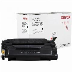 TON Xerox High Yield Black Toner Cartridge equivalent to HP 55X for use in LaserJet Enterprise P3015 Flow MFP M525, MFP M521 (CE255X) (CRG-324II)