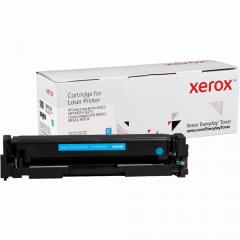 TON Xerox Cyan Toner Cartridge equivalent to HP 201A for use in Color LaserJet Pro M252 MFP M274, M277 Canon imageCLASS LBP612, MF632, MF634 (CF401A